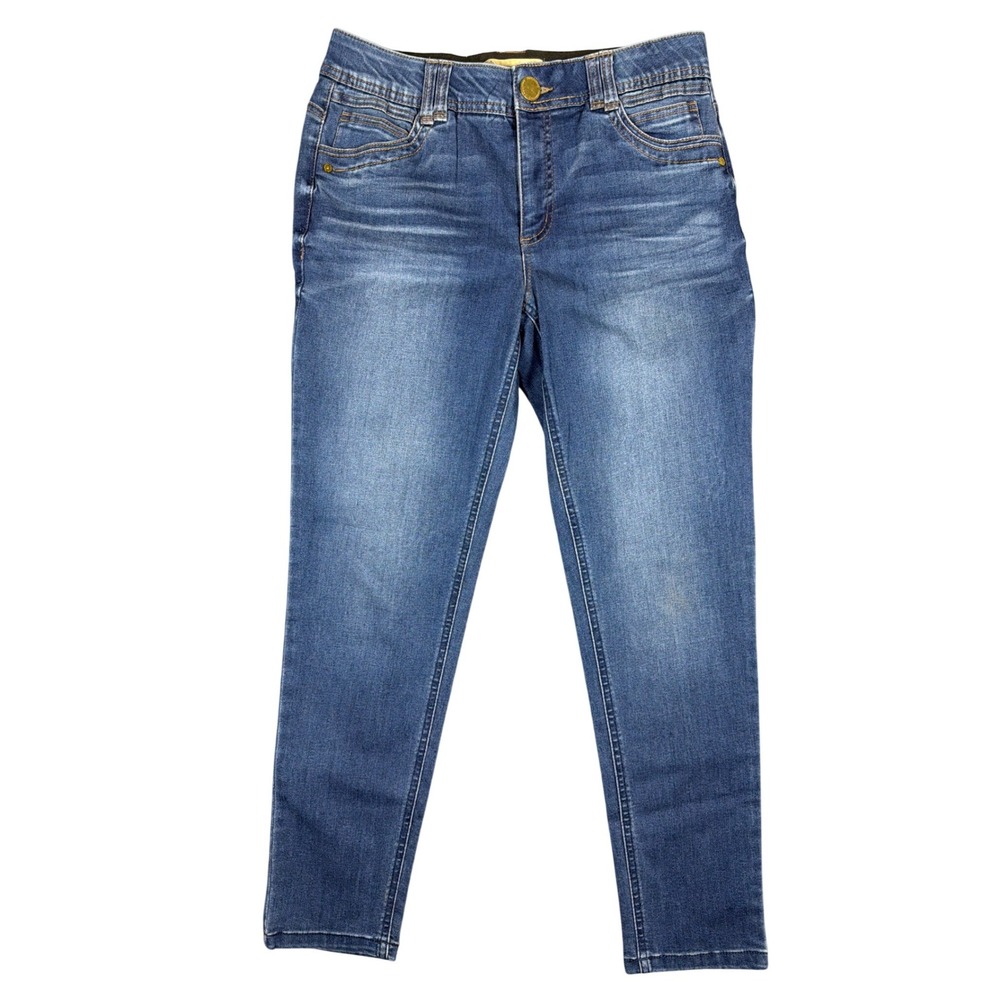 Democracy Ab Technology Blue Slim Tapered Jeans Size 8 B1304X0V2XX Medium Wash